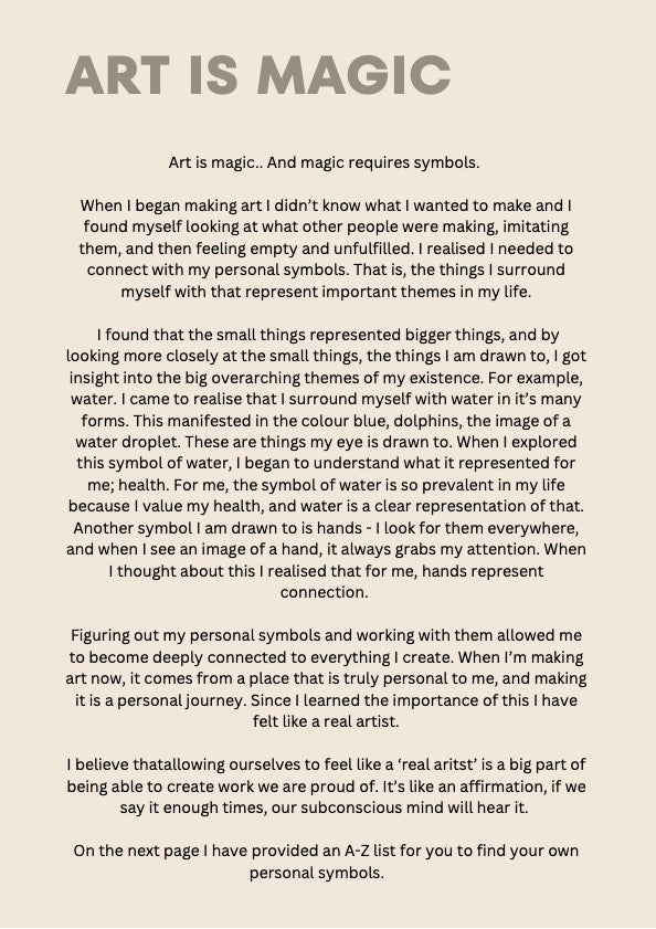 How To Be An Artist: Ebook